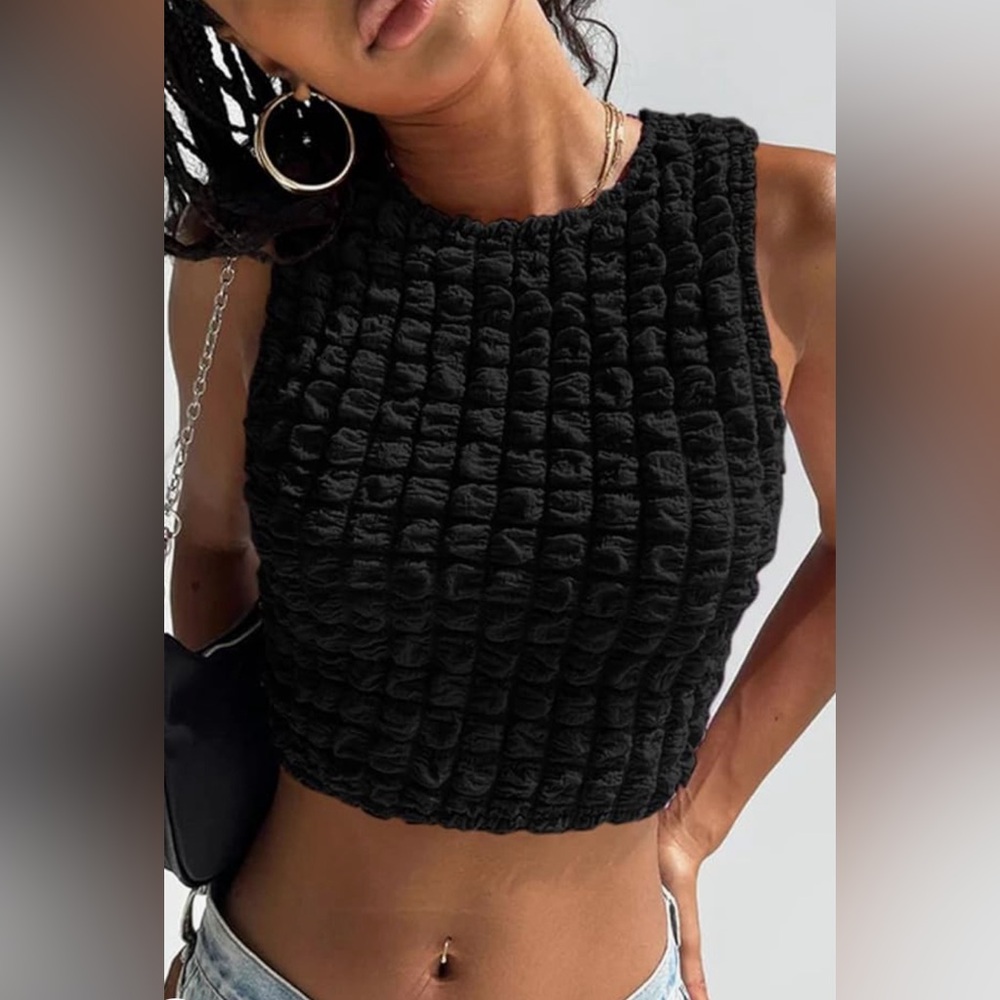 Popcorn crop top